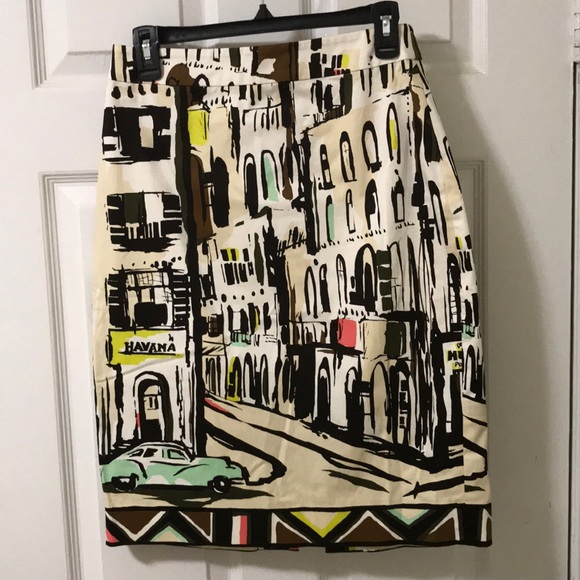 Kate Spade Cityscape Havana Pencil Skirt - Picture 2 of 5